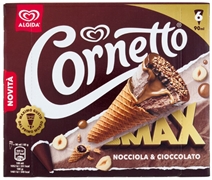 ALGIDA CORNETTO MAX NOCCIOLA & CIOCCOLATO ALGIDA CORNETTO MAX NOCCIOLA & CIOCCOLATO