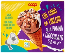 COOP CONO DA URLO! ALLA PANNA E CIOCCOLATO COOP CONO DA URLO! ALLA PANNA E CIOCCOLATO