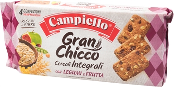 CAMPIELLO GRAN CHICCO CEREALI INTEGRALI CON LEGUMI E FRUTTA CAMPIELLO GRAN CHICCO CEREALI INTEGRALI CON LEGUMI E FRUTTA