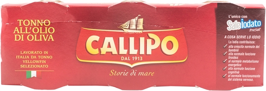 CALLIPO TONNO ALL'OLIO DI OLIVA CALLIPO TONNO ALL'OLIO DI OLIVA
