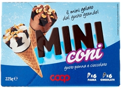 COOP MINI CONI PANNA E CIOCCOLATO COOP MINI CONI PANNA E CIOCCOLATO