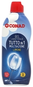 CONAD GEL LAVASTOVIGLIE TUTTO IN 1 MULTIAZIONE - LIMONE CONAD GEL LAVASTOVIGLIE TUTTO IN 1 MULTIAZIONE - LIMONE