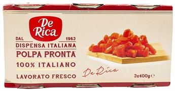 DE RICA POLPA PRONTA 100% ITALIANO DE RICA POLPA PRONTA 100% ITALIANO