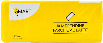 SMART (ESSELUNGA) 10 MERENDINE FARCITE AL LATTE SMART (ESSELUNGA) 10 MERENDINE FARCITE AL LATTE