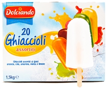 DOLCIANDO (EUROSPIN) 20 GHIACCIOLI ASSORTITI - LIMONE DOLCIANDO (EUROSPIN) 20 GHIACCIOLI ASSORTITI - LIMONE