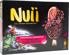 NUII ICE CREAM ADVENTURE, CIOCCOLATO FONDENTE E MIRTILLI DEI PAESI NORDICI NUII ICE CREAM ADVENTURE, CIOCCOLATO FONDENTE E MIRTILLI DEI PAESI NORDICI