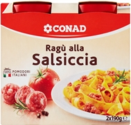 CONAD RAGÙ ALLA SALSICCIA CONAD RAGÙ ALLA SALSICCIA