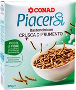 CONAD PIACERSI BASTONCINI CON CRUSCA DI FRUMENTO CONAD PIACERSI BASTONCINI CON CRUSCA DI FRUMENTO