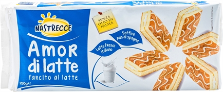 NASTRECCE (LIDL) AMOR DI LATTE FARCITO AL LATTE NASTRECCE (LIDL) AMOR DI LATTE FARCITO AL LATTE