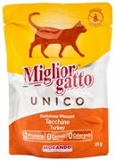 MIGLIORGATTO  UNICO DELIZIOSA MOUSSE TACCHINO MIGLIORGATTO  UNICO DELIZIOSA MOUSSE TACCHINO
