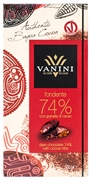 VANINI CIOCCOLATO FONDENTE 74% CON GRANELLA DI CACAO VANINI CIOCCOLATO FONDENTE 74% CON GRANELLA DI CACAO