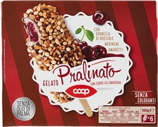COOP GELATO PRALINATO CON CUORE ALL'AMARENA COOP GELATO PRALINATO CON CUORE ALL'AMARENA