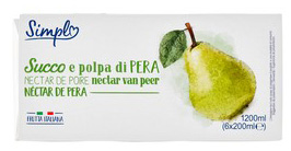 SIMPLY (CARREFOUR) Succo e polpa di pera
