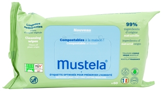 MUSTELA Salviette compostabili profumate