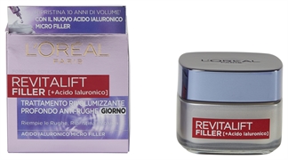 L'ORÉAL PARIS REVITALIFT FILLER + ACIDO IALURONICO TRATTAMENTO RIVOLUMIZZANTE PROFONDO ANTI-RUGHE GIORNO