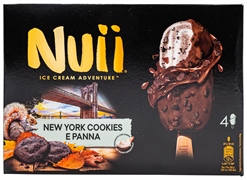NUII NUII, NEW YORK COOKIES E PANNA 4 PEZZI 268 G