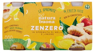 NATURA BUONA ZENZERO IN SPREMUTA DI MELA E LIMONE