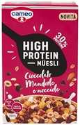 CAMEO HIGH PROTEIN MÜESLI CIOCCOLATO MANDORLE E NOCCIOLE