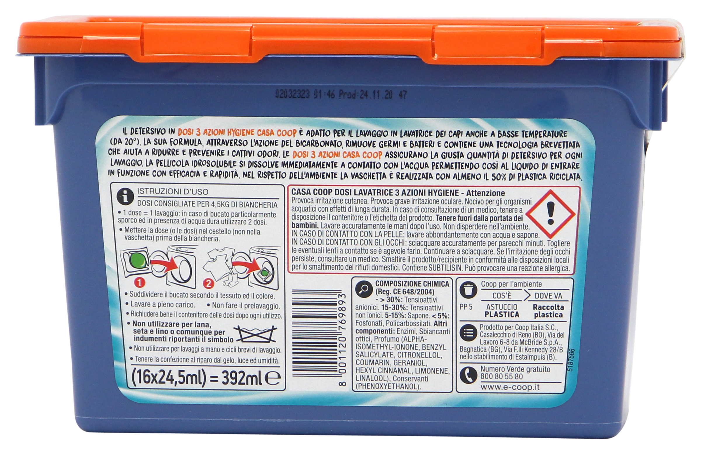 COOP CASA  3 AZIONI HYGIENE