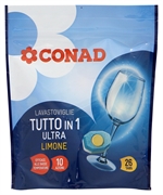 CONAD LAVASTOVIGLIE TUTTO IN 1 ULTRA LIMONE