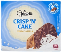 GELATELLI (LIDL) CRISP'N'CAKE STRACCIATELLA