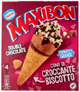 NESTLÈ MAXIBON CONO DI CROCCANTE BISCOTTO DOUBLE CHOCOLATE