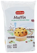 DOLCIANDO (EUROSPIN) MUFFIN CON GOCCE DI CIOCCOLATO BELGA