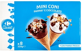 CARREFOUR CLASSIC CLASSIC MINI CONI CIOCCOLATO