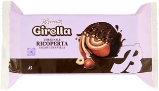 BAULI Girella ricoperta cacao e granella