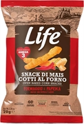 LIFE Snack di mais cotti al forno - formaggio e paprika