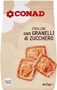 CONAD FROLLINI CON GRANELLI DI ZUCCHERO