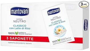 MANTOVANI SAPONE NEUTRO CLASSICO CON LATTE DI RISO