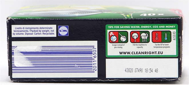 W5 (LIDL) PASTIGLIE PER LAVASTOVIGLIE TUTTO IN 1 - LIMONE