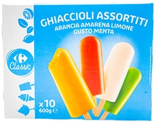 CARREFOUR GHIACCIOLI ASSORTITI (ARANCIA)