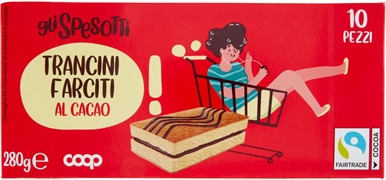 GLI SPESOTTI (COOP) TRANCINI FARCITI AL CACAO