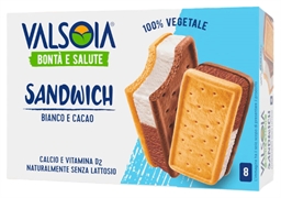 VALSOIA IL GELATO - 8 SANDWICH CON CALCIO E VITAMINA D₂