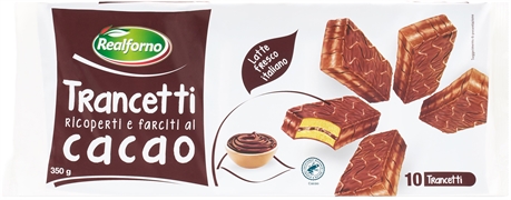 REALFORNO (LIDL) Trancetti ricoperti e farciti al cacao