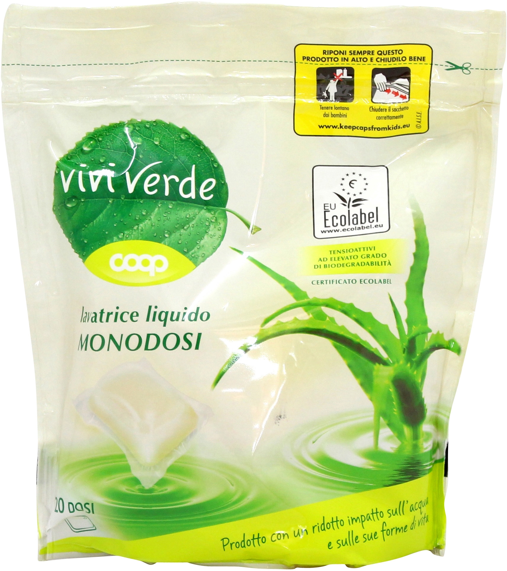 COOP VIVI VERDE LAVATRICE LIQUIDO MONODOSI