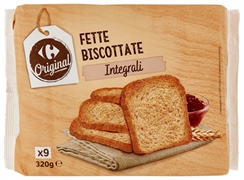 CARREFOUR ORIGINAL FETTE BISCOTTATE INTEGRALI