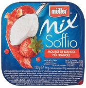 MÜLLER MIX SOFFIO MOUSSE DI BIANCO PIÙ FRAGOLE