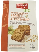 GERMINAL BIO BISCOTTI CON GRANO KAMUT & ORZO TOSTATO CON OLIO EXTRA VERGINE DI OLIVA