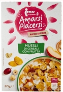 IPER AMARSI E PIACERSI -MUESLI DI CEREALI CON FRUTTA