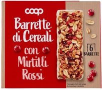 COOP BARRETTE DI CEREALI CON MIRTILLI ROSSI