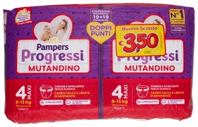 PAMPERS PROGRESSI MUTANDINO