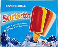 ESSELUNGA SORBETTO (GUSTI AMARENA-ANANAS-MIRTILLO-LIMONE)