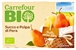 CARREFOUR BIO Succo e polpa di pera