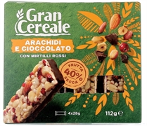 GRAN CEREALE BARRETTE ARACHIDI E CIOCCOLATO