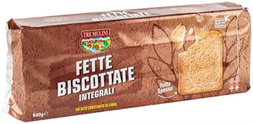 TRE MULINI (EUROSPIN) FETTE BISCOTTATE INTEGRALI