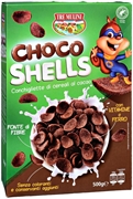 TRE MULINI (EUROSPIN) CHOCO SHELLS CONCHIGLIETTE DI CEREALI AL CACAO