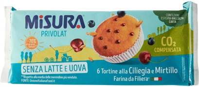 MISURA PRIVOLAT TORTINE ALLA CILIEGIA E MIRTILLO